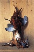 OUDRY, Jean-Baptiste Still-life with Pheasant oil